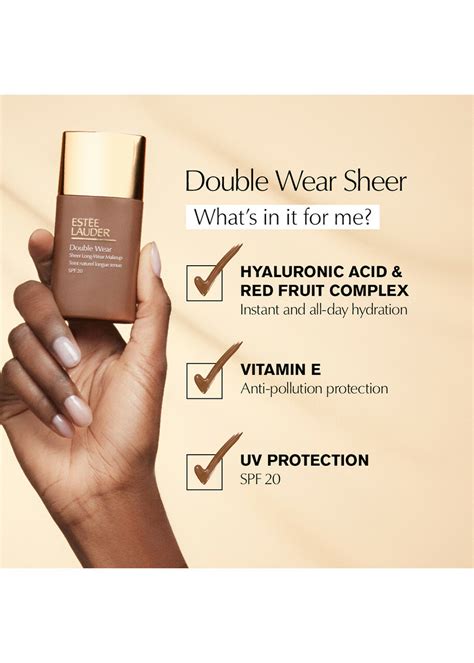 Estée Lauder Double Wear Sheer Long Wear Foundation SPF ml n Ivory Nude spf Foundation