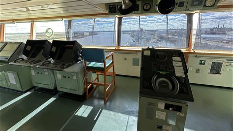 Onboard The Bridge Of A Crude Oil Tanker Ship YouTube