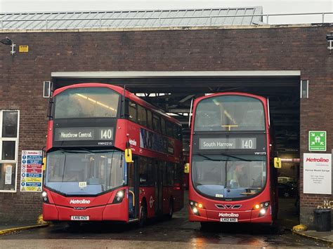 Metroline Vwh And Vw At Harrow Weald Bus Garage On Flickr