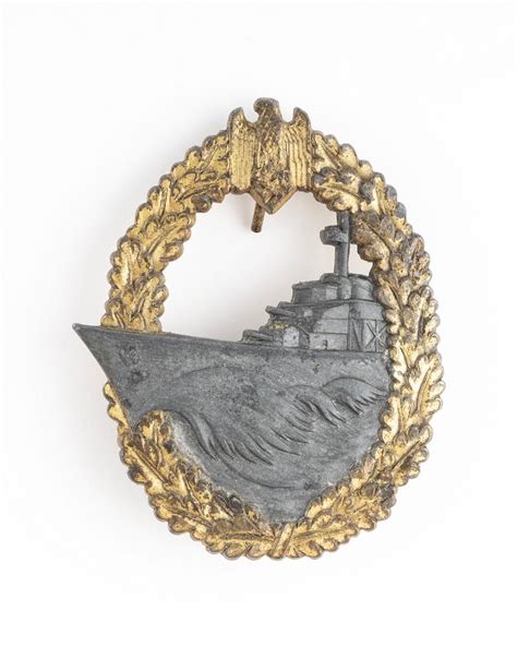 Lot German Wwii Kriegsmarine Destroyer Badge