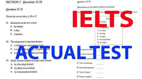 IELTS LISTENING RECENT ACTUAL TEST WITH ANSWERS IELTS REAL EXAM 8