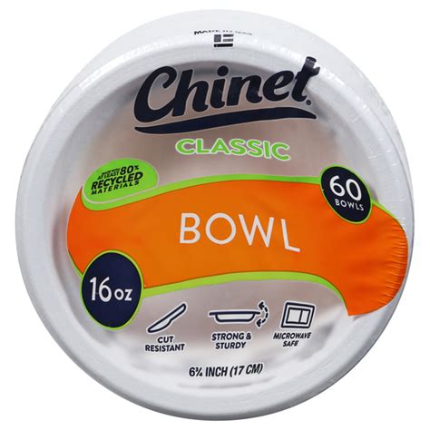 Save On Chinet Classic White Bowls Oz Order Online Delivery Food Lion