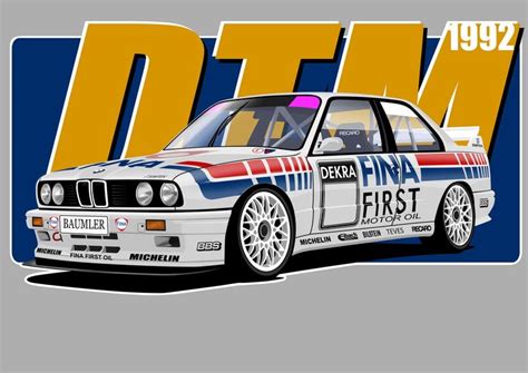 Bmw E30 DTM Fina Follow Instagram Downforce Artworks Auto Da Corsa