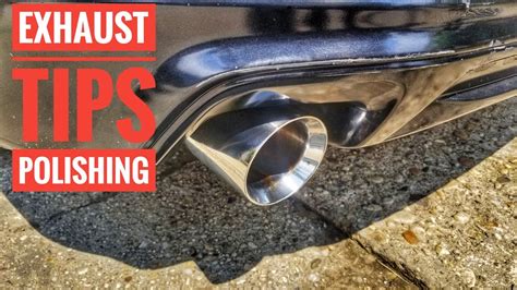 How To Polish And Clean Exhaust Tips Tutorial Youtube