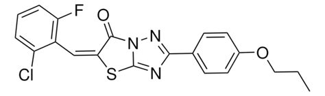 5E 5 2 CHLORO 6 FLUOROBENZYLIDENE 2 4 PROPOXYPHENYL 1 3 THIAZOLO