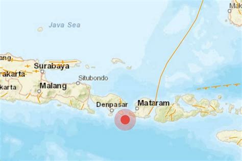 Gempa Bumi Magnitudo Guncang Bali Getarannya Terasa Sampai Lombok