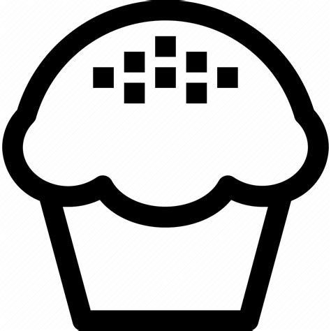 Bakery Cupcake Dessert Food Muffin Icon Download On Iconfinder