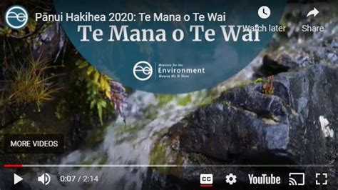 Te Mana O Te Wai Fund Ministry For The Environment