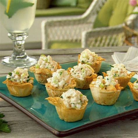 Mini Phyllo Cups Filled With Shrimp Salad Recipe By Paula Deen