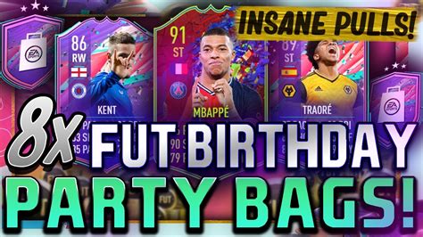 INSANE PULLS NEW PARTY BAG SBC 8 X FUT BIRTHDAY PARTY BAG SBC PACKS