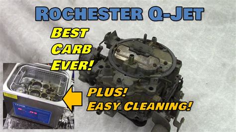 Rochester Quadrajet Rebuild With Ultrasonic Cleaning Youtube