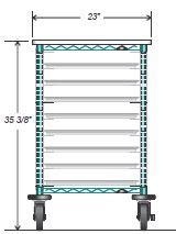 Bacon Cooling Cart Aydelott Equipment Inc