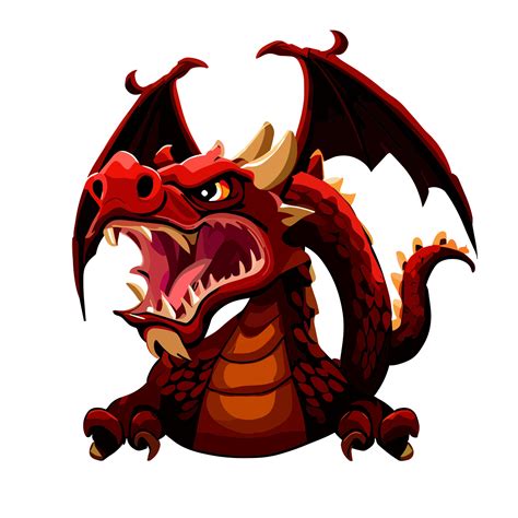 dragon en colère clipart transparent Contexte 24043968 PNG