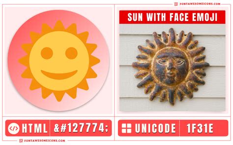 Sun With Face Emoji Copy Paste, Meaning | Unicode