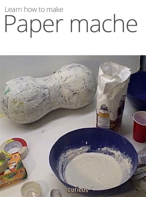 Fast And Easy Paper Mache Recipe Paper Mache Recipe Easy Paper Mache