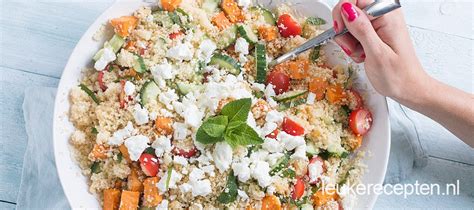 Couscous Salade Met Zoete Aardappel Leukerecepten