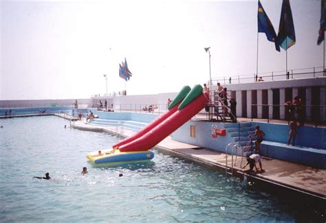 Inflatable Water Shute At Jubilee Pool Jubilee Pool Stories