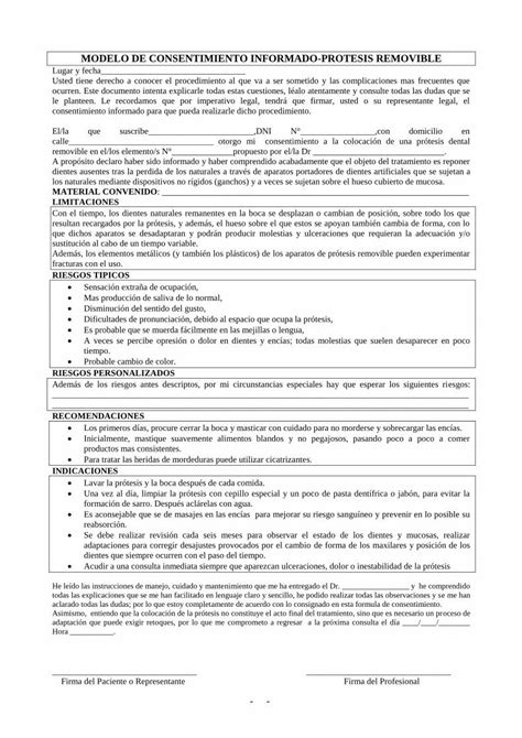 PDF MODELO DE CONSENTIMIENTO INFORMADO MODELO DE CONSENTIMIENTO