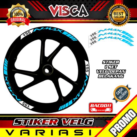 Jual Stiker Velg List Velg Motor Stiker Velk Nmax 155 Shopee Indonesia