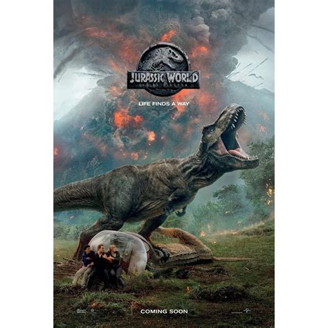 Jurassic World Fallen Kingdom Movie Poster Sided Original Advance