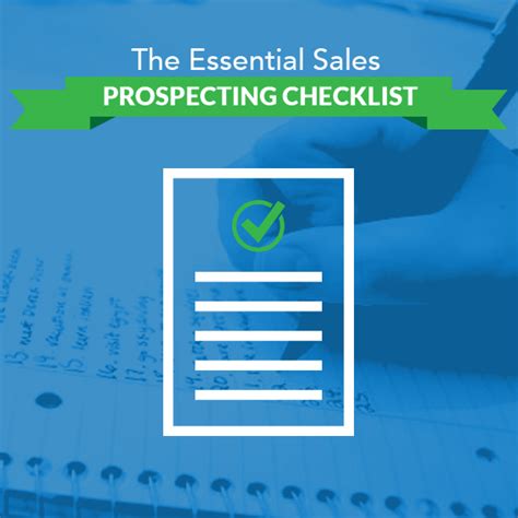 Essentials Prospecting Checklist Brian Tracy