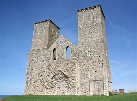 Hd Wallpaper Reculver Reculver Towers Kent English Heritage Herne