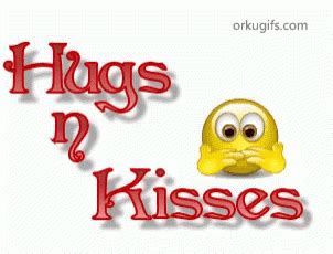 Hug And Kisses GIFs | Tenor