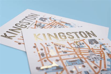 Map of Kingston, Ontario — Everlovin’ Press | Fine Letterpress Printed ...