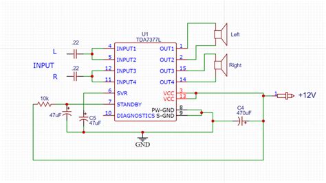 Pcb Tda7377 Amplifier Circuit Diagram Circuit Diagram