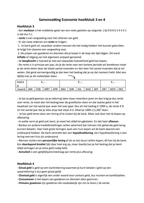 Samenvatting Kopen En Werken Hf En Vwo Samenvatting Economie