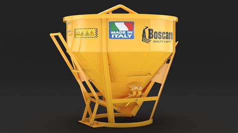 Construction Concrete Bucket 3D Model TurboSquid 2226137