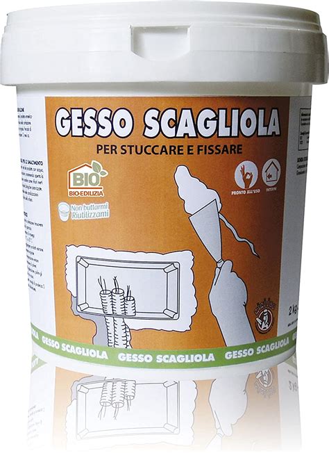 Gesso Scagliola Minijob Confezione Kg C A Amazon It Fai Da Te