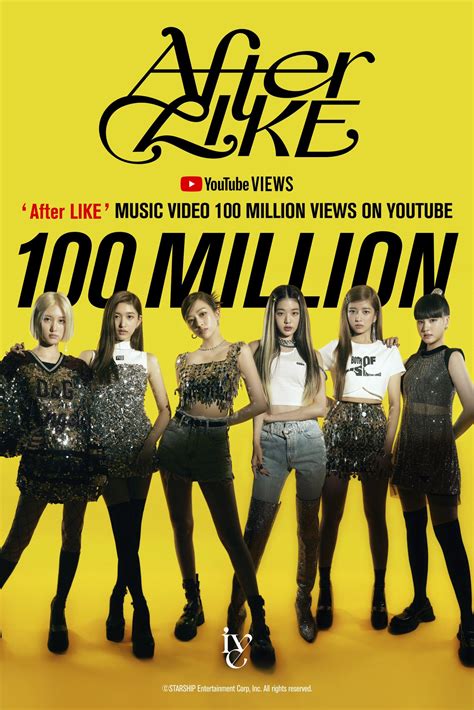 Ives After Like Becomes Their 3rd And Fastest Mv To Surpass 100 Million Views Soompi