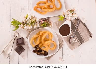 Churros Chocolate Dipping Sauce Stock Photo 1960661614 | Shutterstock