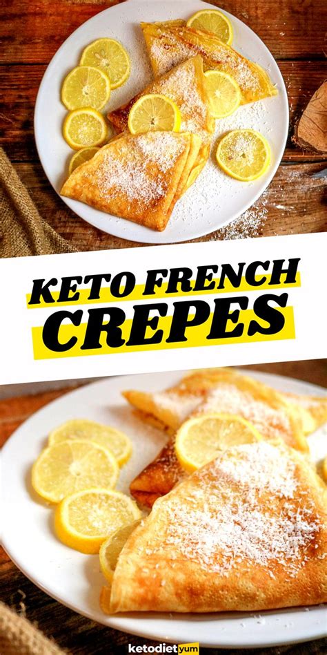 Easy Keto Coconut Flour Crepes 6 Ingredients Keto Yum Recipe In 2023 Keto Dessert