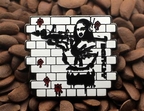 Banksy Art Pins Mona Lisa With Rocket Launcher pin