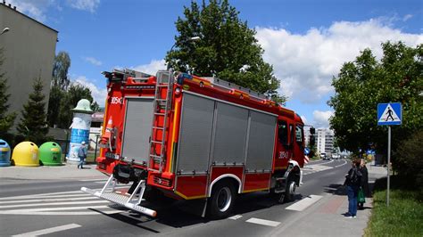 Wyjazd alarmowy 305 K 21 GBARt 2 5 16 Volvo FL280 PS Bocar JRG 5 Kraków