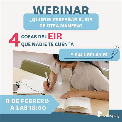 Salusplay Celebrar Una Webinar Para Presentar Su Curso Eir Y