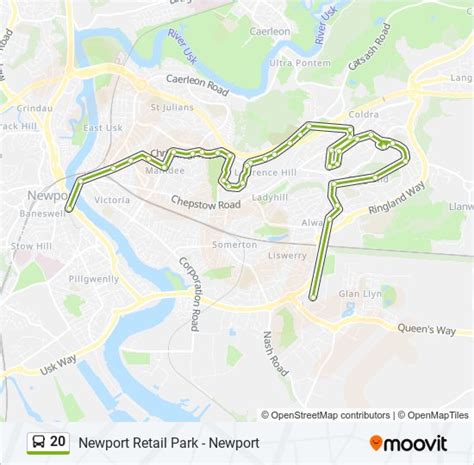 Route Schedules Stops Maps Liswerry Updated