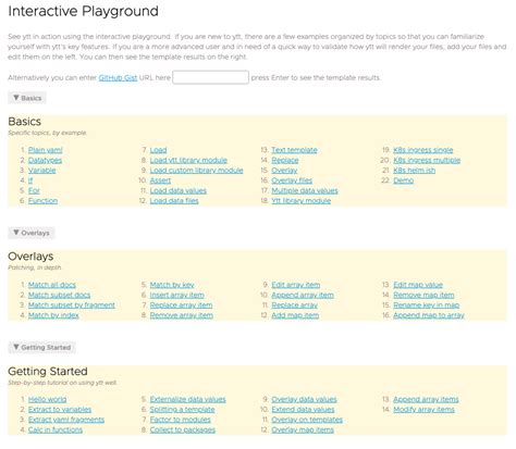 Ytt Playground Improve Visibility Of Playground Examples Issue 101