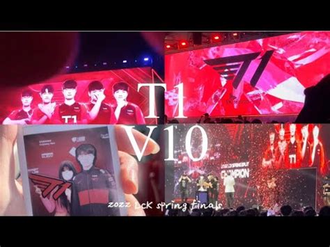 eng sub 4 2 LCK LCK SPRING FINALS T1 vs Gen g직관 LCK직관 vlog