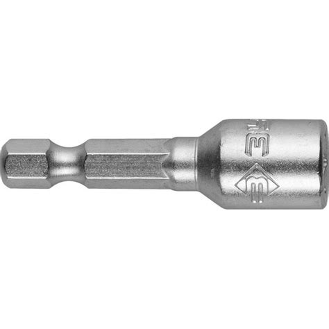 Биты ЗУБР МАСТЕР с торцовой головкой, магнитные, Cr-V, тип хвостовика E ...