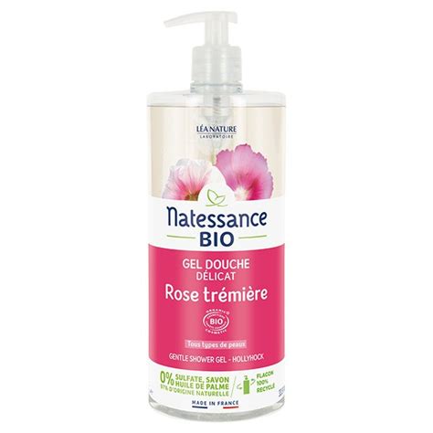 Natessance Gel Douche Rose Tr Mi Re Bio L Pas Cher