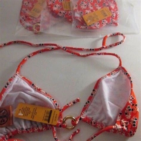 Tory Burch Swim Tory Burch Navy Samir Ring Bikini Top Xs Nwt Poshmark