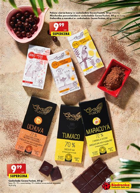 Biedronka Czas na Kolumbię czekolada cocoa fusion