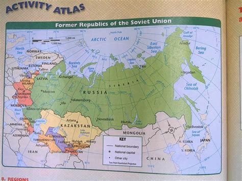 Soviet Union Republic's Map