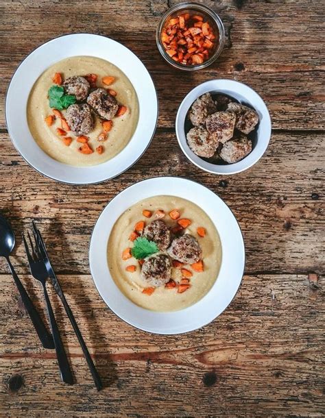 Velouté de lentilles corail porc et carottes pour 4 personnes