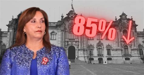 Desaprobación de Dina Boluarte se mantiene en 85 según Datum Infobae