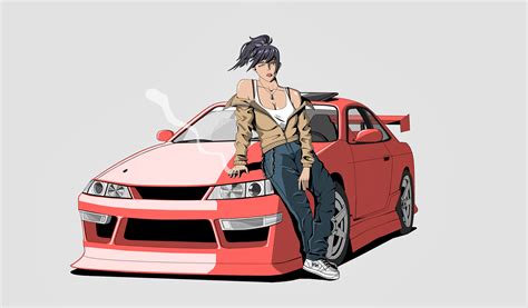 Street Car Racer Girl K Wallpaper Hd Artist Wallpapers K Wallpapers