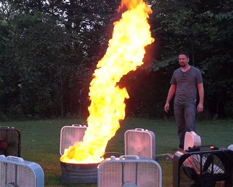 They Made A Fire Tornado In The Backyard And It's Crazy [Video ...